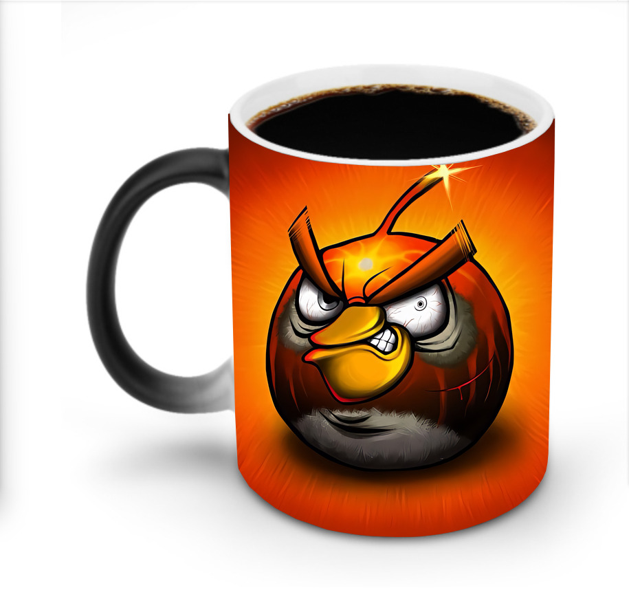 （画像用） Angry Birds アングリーバード 温度変色マグカップ