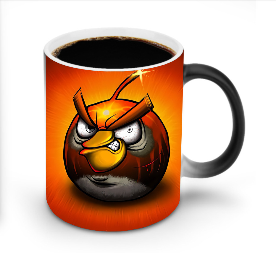 （画像用） Angry Birds アングリーバード 温度変色マグカップ