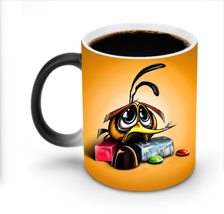 （画像用） Angry Birds アングリーバード 温度変色マグカップ