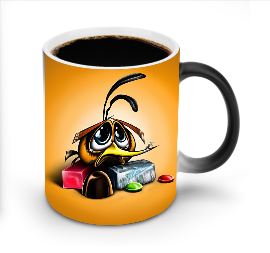 （画像用） Angry Birds アングリーバード 温度変色マグカップ