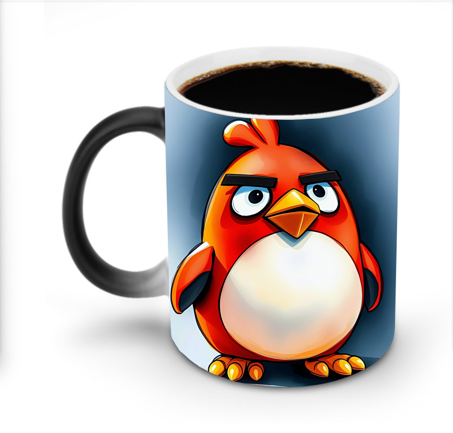 （画像用） Angry Birds アングリーバード 温度変色マグカップ