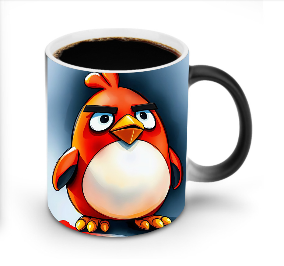 （画像用） Angry Birds アングリーバード 温度変色マグカップ