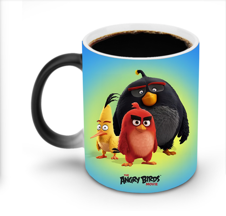 （画像用） Angry Birds アングリーバード 温度変色マグカップ