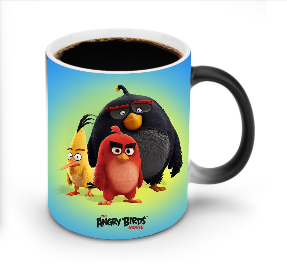 （画像用） Angry Birds アングリーバード 温度変色マグカップ
