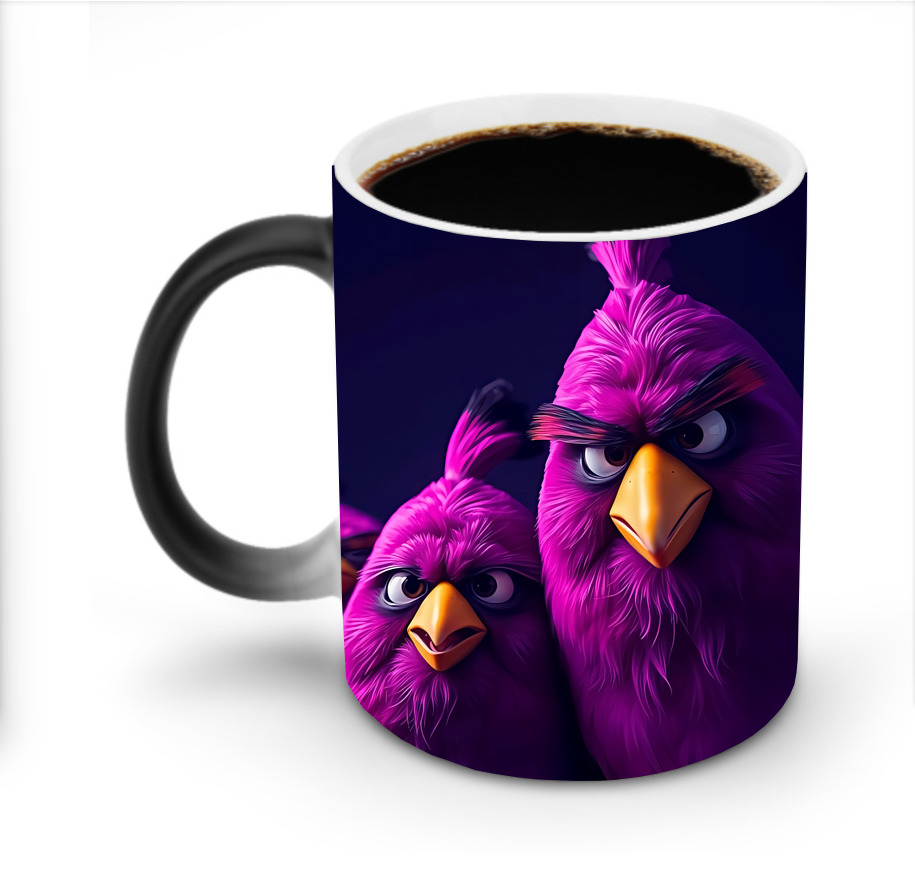 （画像用） Angry Birds アングリーバード 温度変色マグカップ