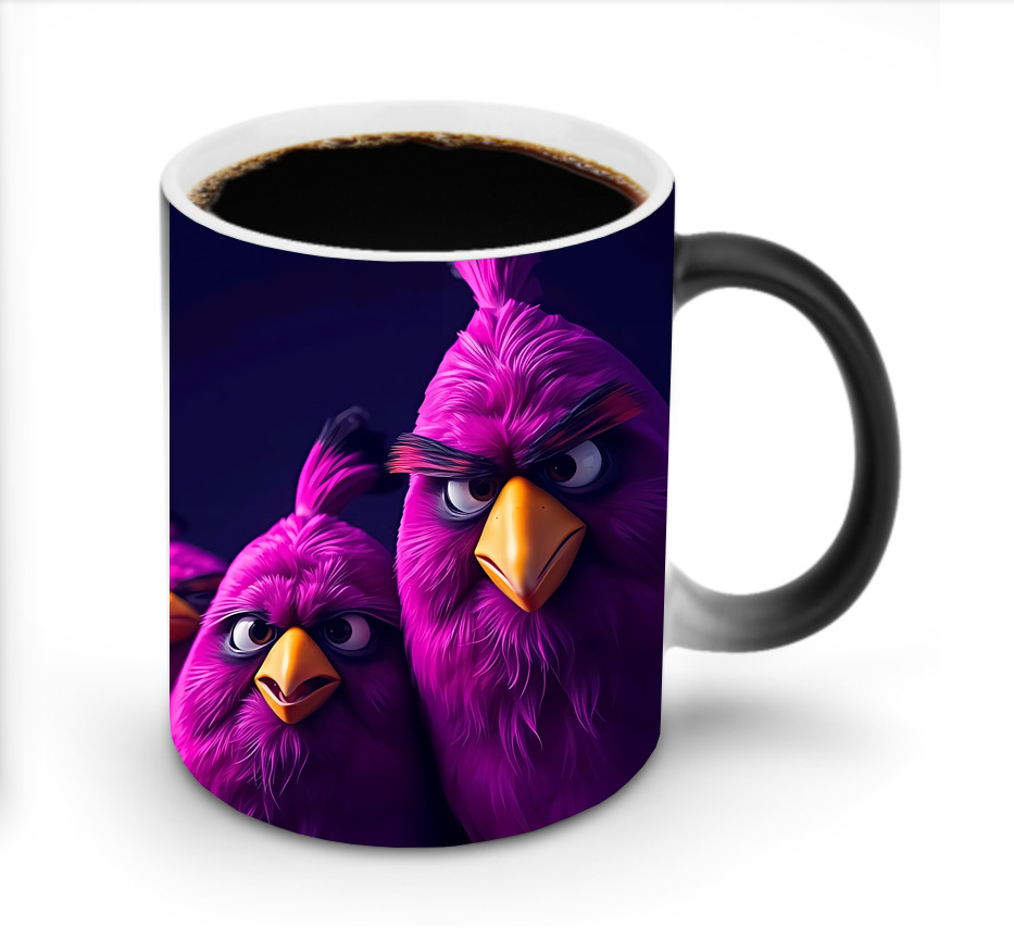 （画像用） Angry Birds アングリーバード 温度変色マグカップ