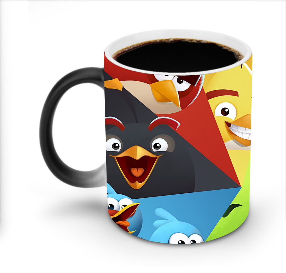 （画像用） Angry Birds アングリーバード 温度変色マグカップ