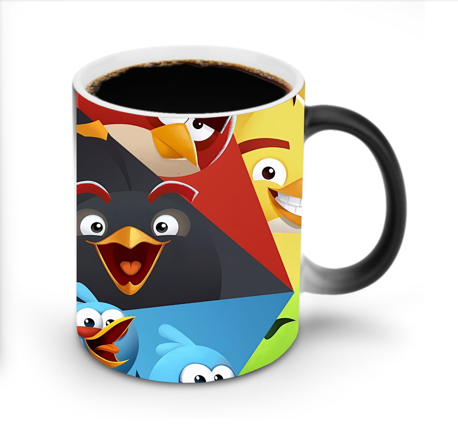 （画像用） Angry Birds アングリーバード 温度変色マグカップ