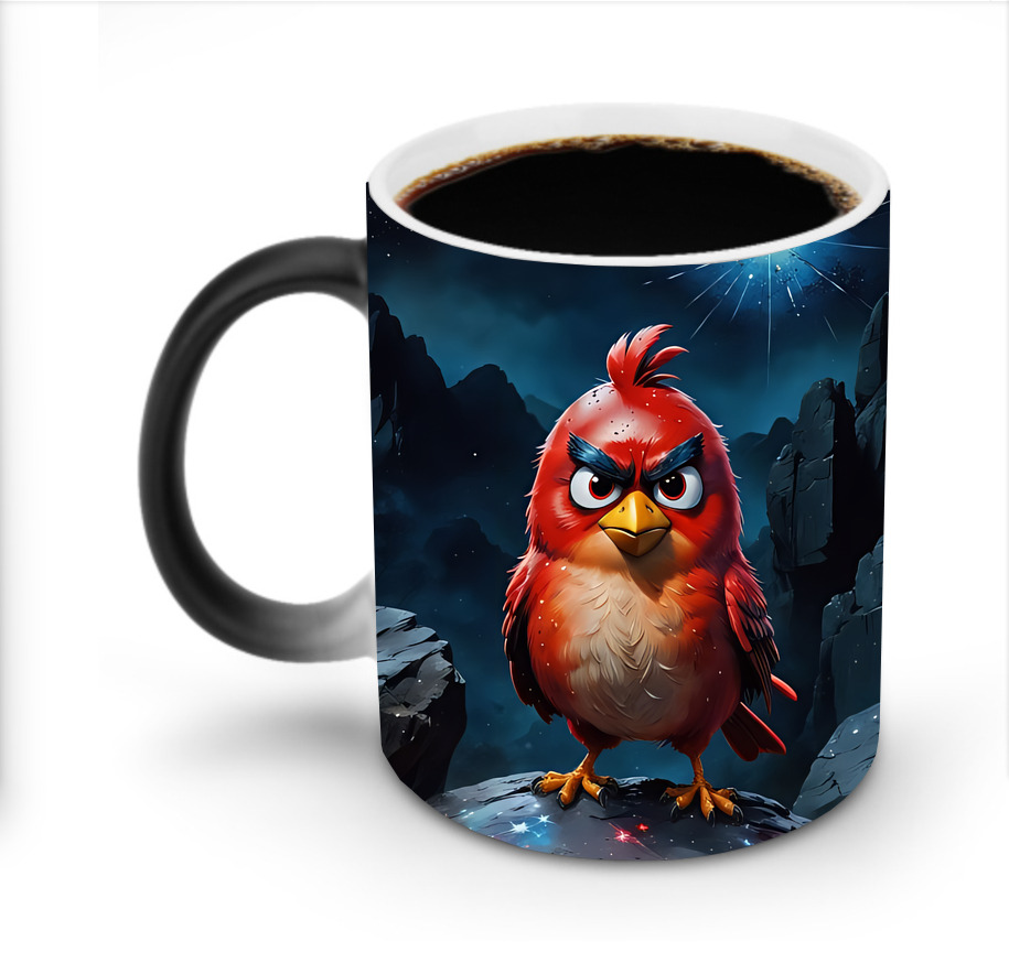 （画像用） Angry Birds アングリーバード 温度変色マグカップ