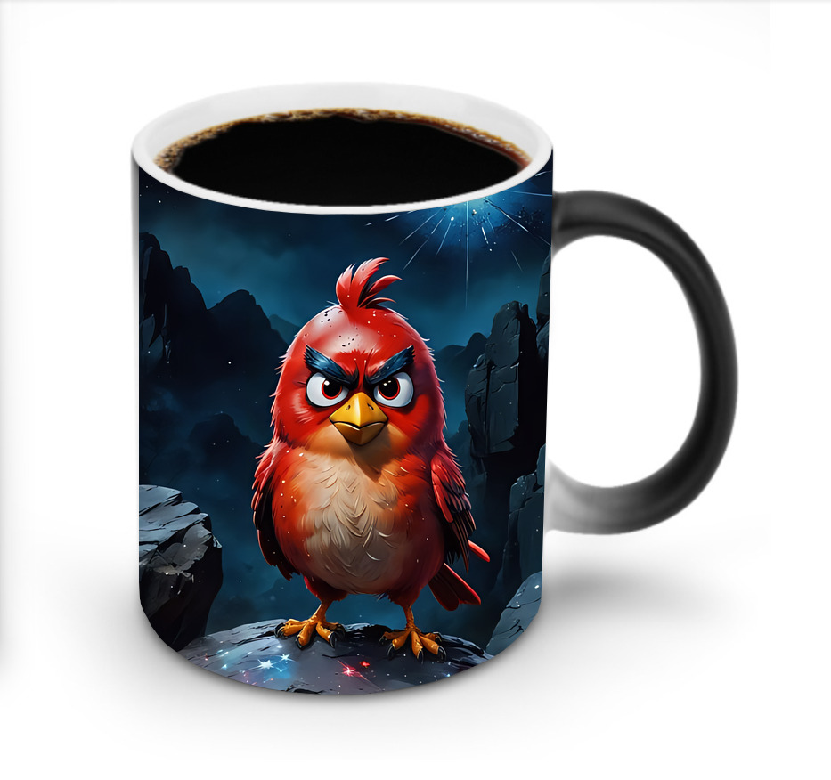 （画像用） Angry Birds アングリーバード 温度変色マグカップ