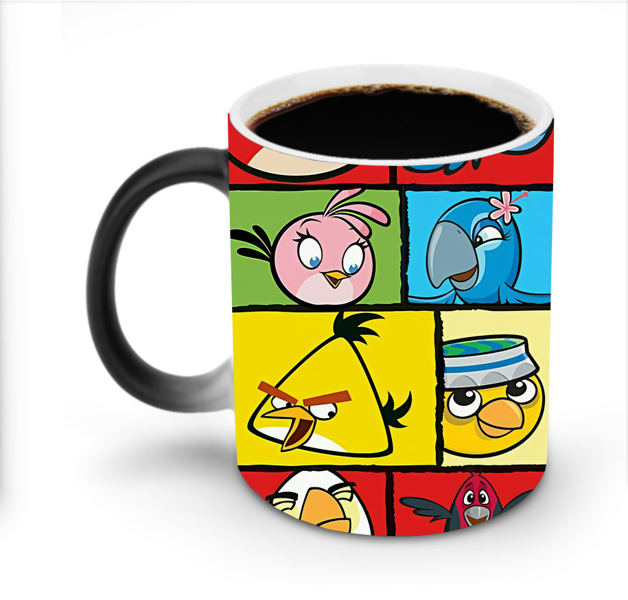 （画像用） Angry Birds アングリーバード 温度変色マグカップ