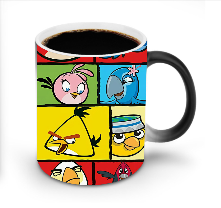 （画像用） Angry Birds アングリーバード 温度変色マグカップ