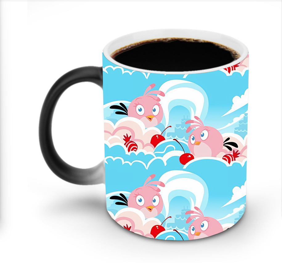 （画像用） Angry Birds アングリーバード 温度変色マグカップ