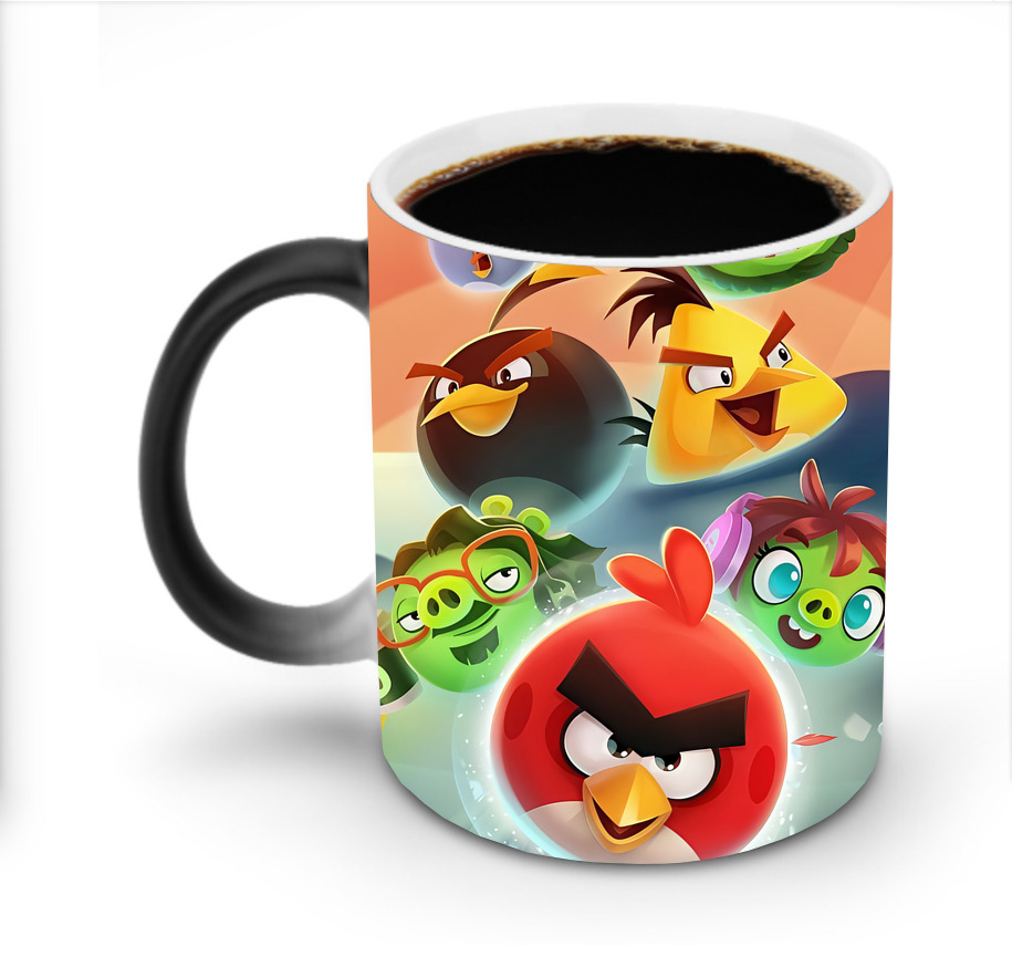 （画像用） Angry Birds アングリーバード 温度変色マグカップ
