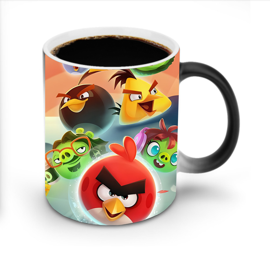 （画像用） Angry Birds アングリーバード 温度変色マグカップ