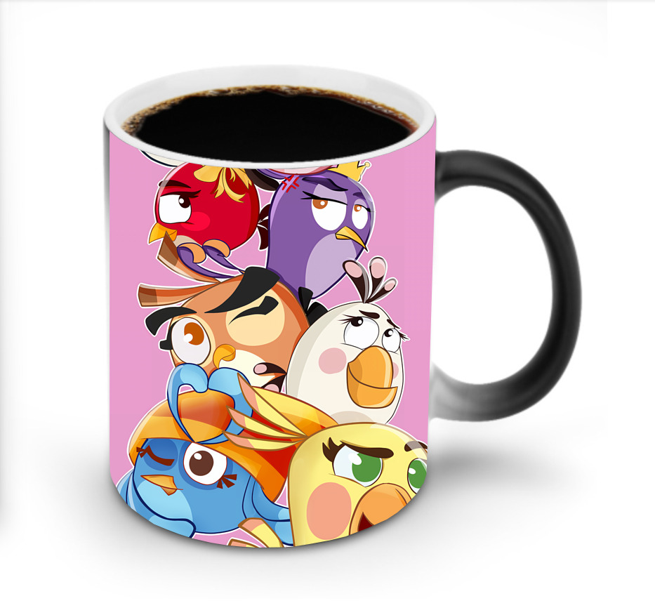 （画像用） Angry Birds アングリーバード 温度変色マグカップ