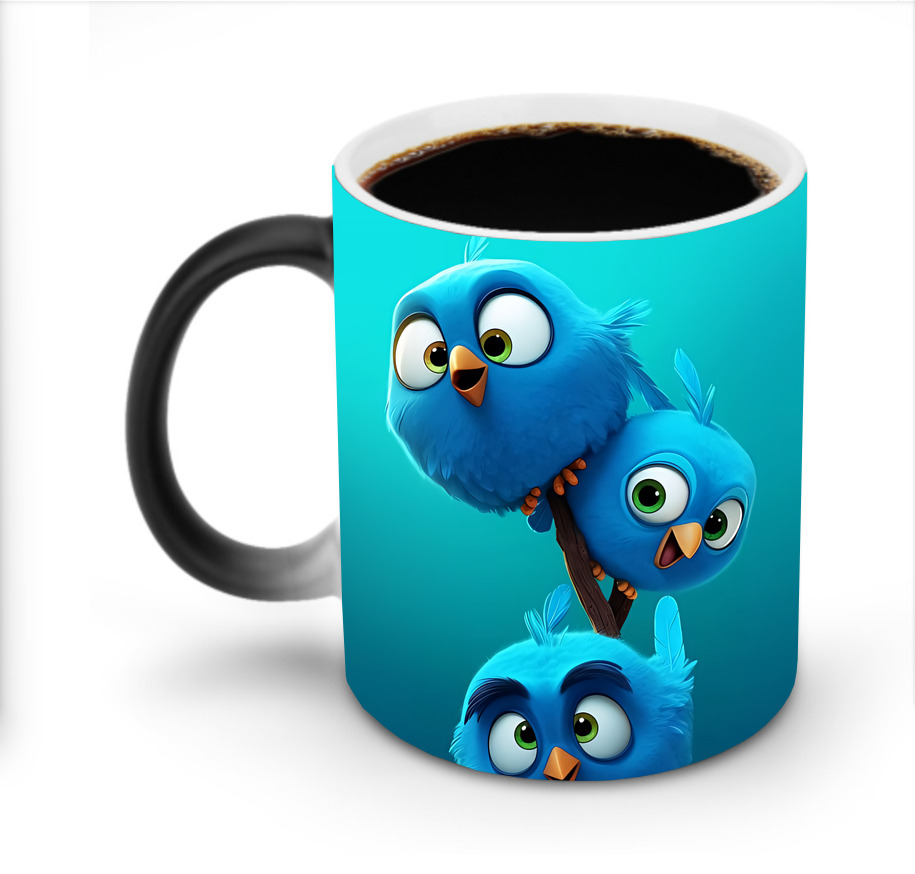 （画像用） Angry Birds アングリーバード 温度変色マグカップ