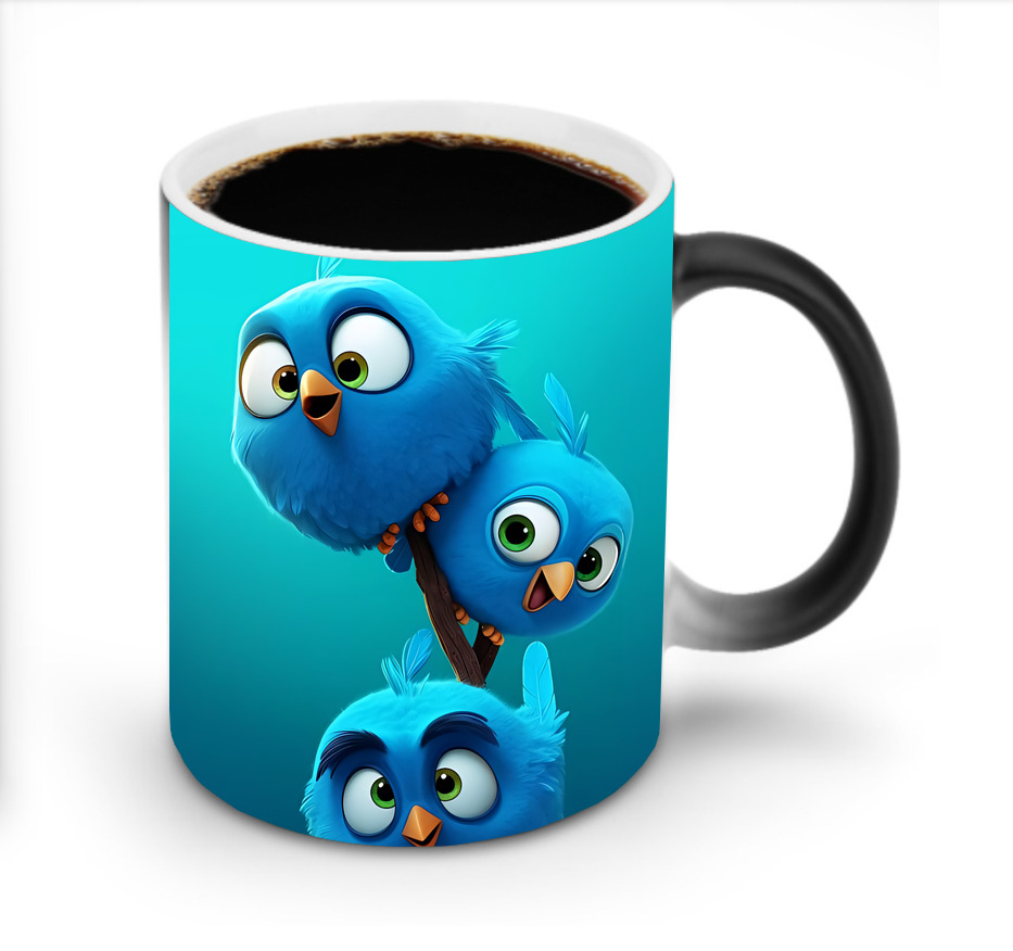 （画像用） Angry Birds アングリーバード 温度変色マグカップ