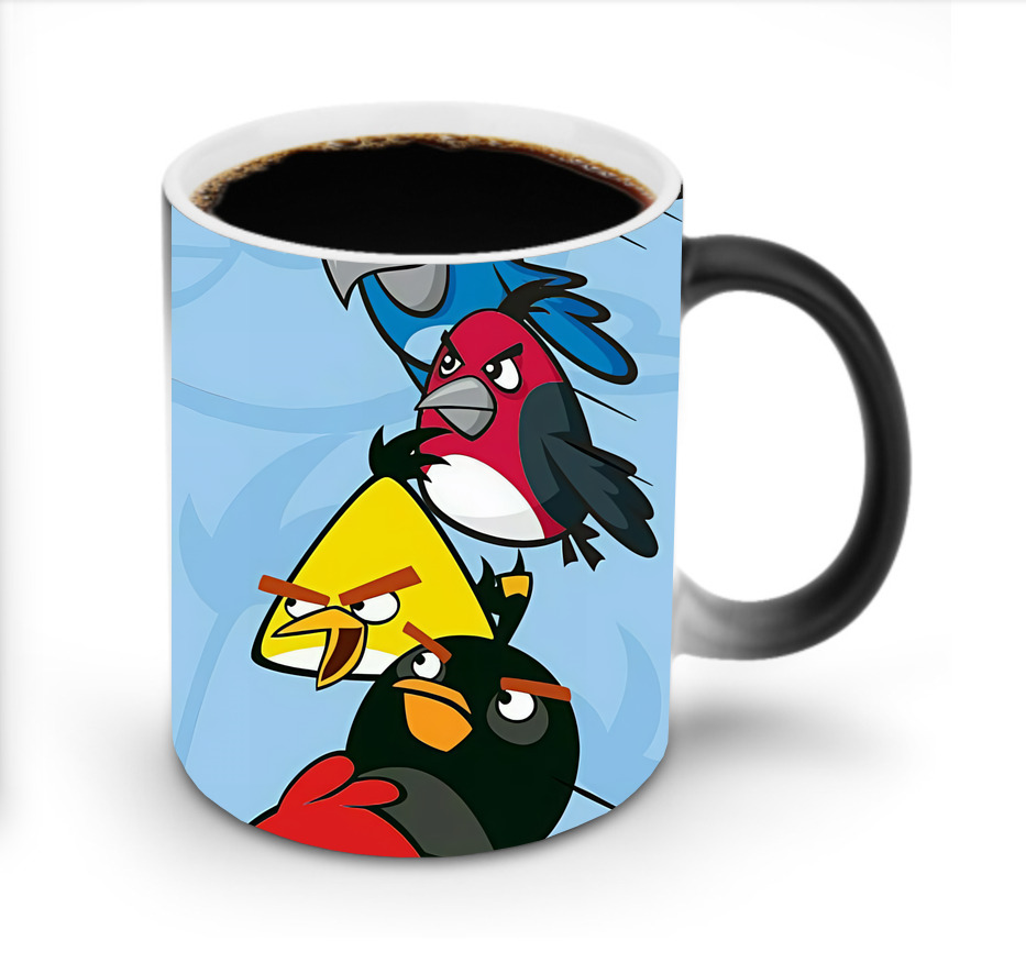 （画像用） Angry Birds アングリーバード 温度変色マグカップ