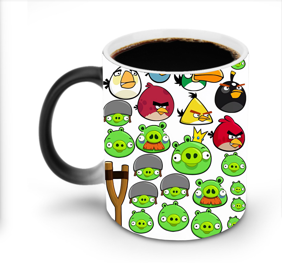 （画像用） Angry Birds アングリーバード 温度変色マグカップ