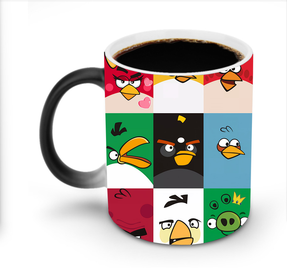 （画像用） Angry Birds アングリーバード 温度変色マグカップ