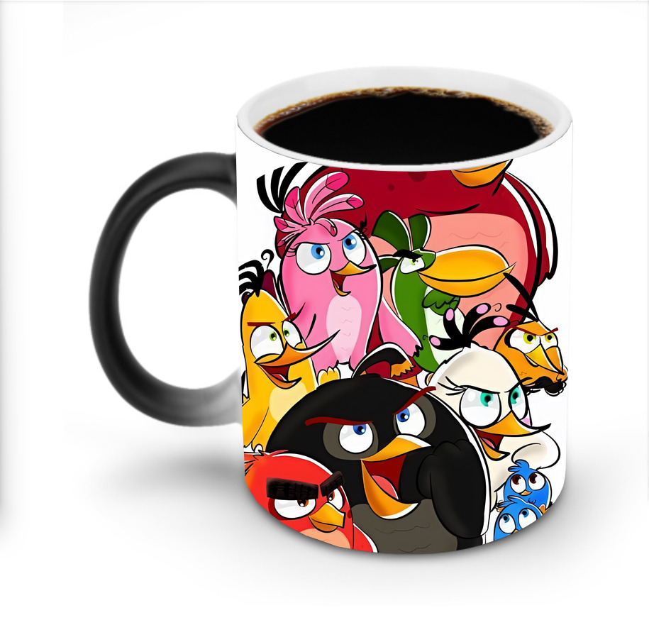 （画像用） Angry Birds アングリーバード 温度変色マグカップ