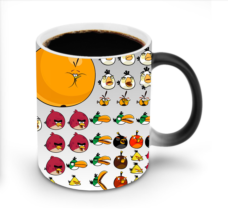 （画像用） Angry Birds アングリーバード 温度変色マグカップ