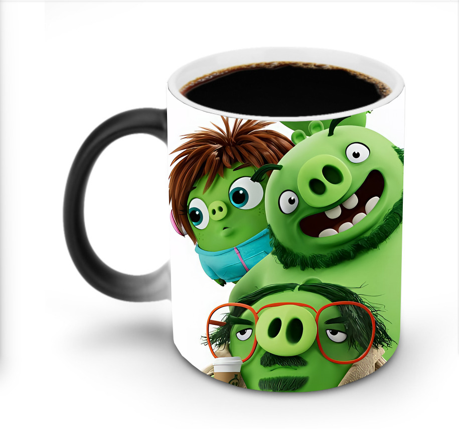 （画像用） Angry Birds アングリーバード 温度変色マグカップ