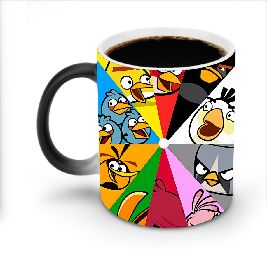 （画像用） Angry Birds アングリーバード 温度変色マグカップ