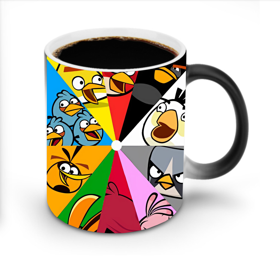 （画像用） Angry Birds アングリーバード 温度変色マグカップ