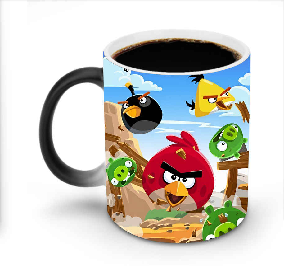（画像用） Angry Birds アングリーバード 温度変色マグカップ