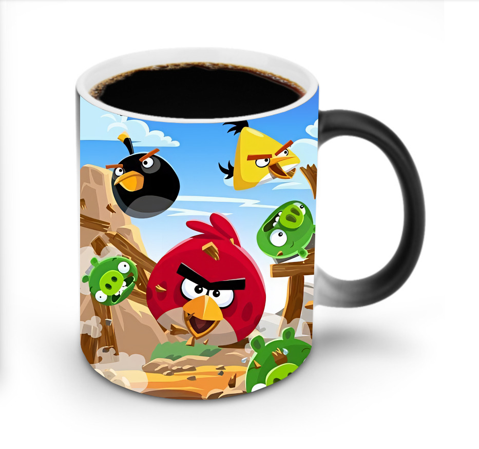 （画像用） Angry Birds アングリーバード 温度変色マグカップ
