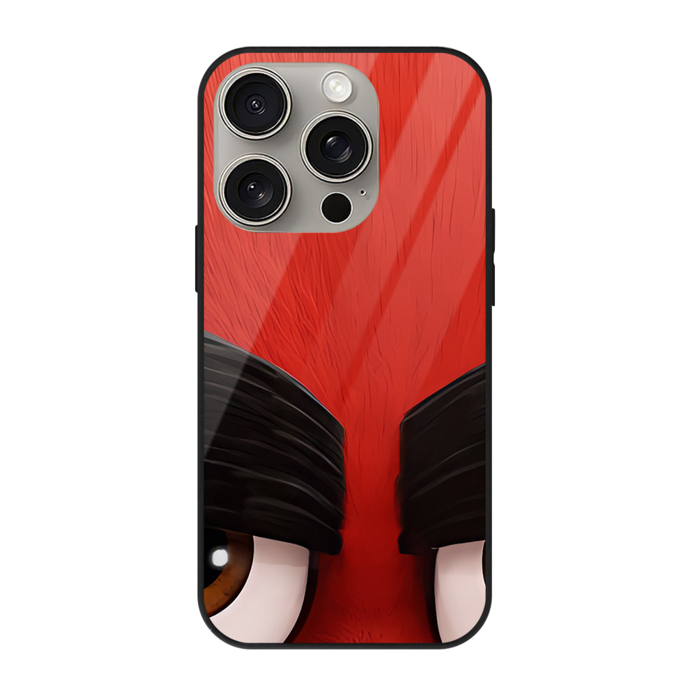 （画像用） Angry Birds アングリーバード 【iPhone15Pro対応】スマホケース 耐衝撃＆黄変防止 背面ガラス
