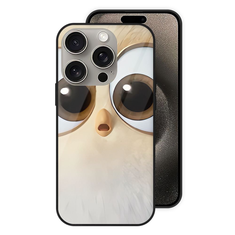 （画像用） Angry Birds アングリーバード 【iPhone15Pro対応】スマホケース 耐衝撃＆黄変防止 背面ガラス