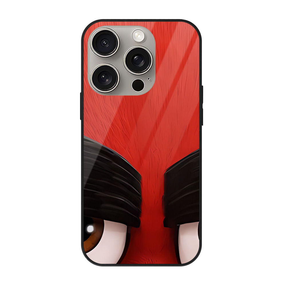 （画像用） Angry Birds アングリーバード 【iPhone15Pro対応】スマホケース 耐衝撃＆黄変防止 背面ガラス