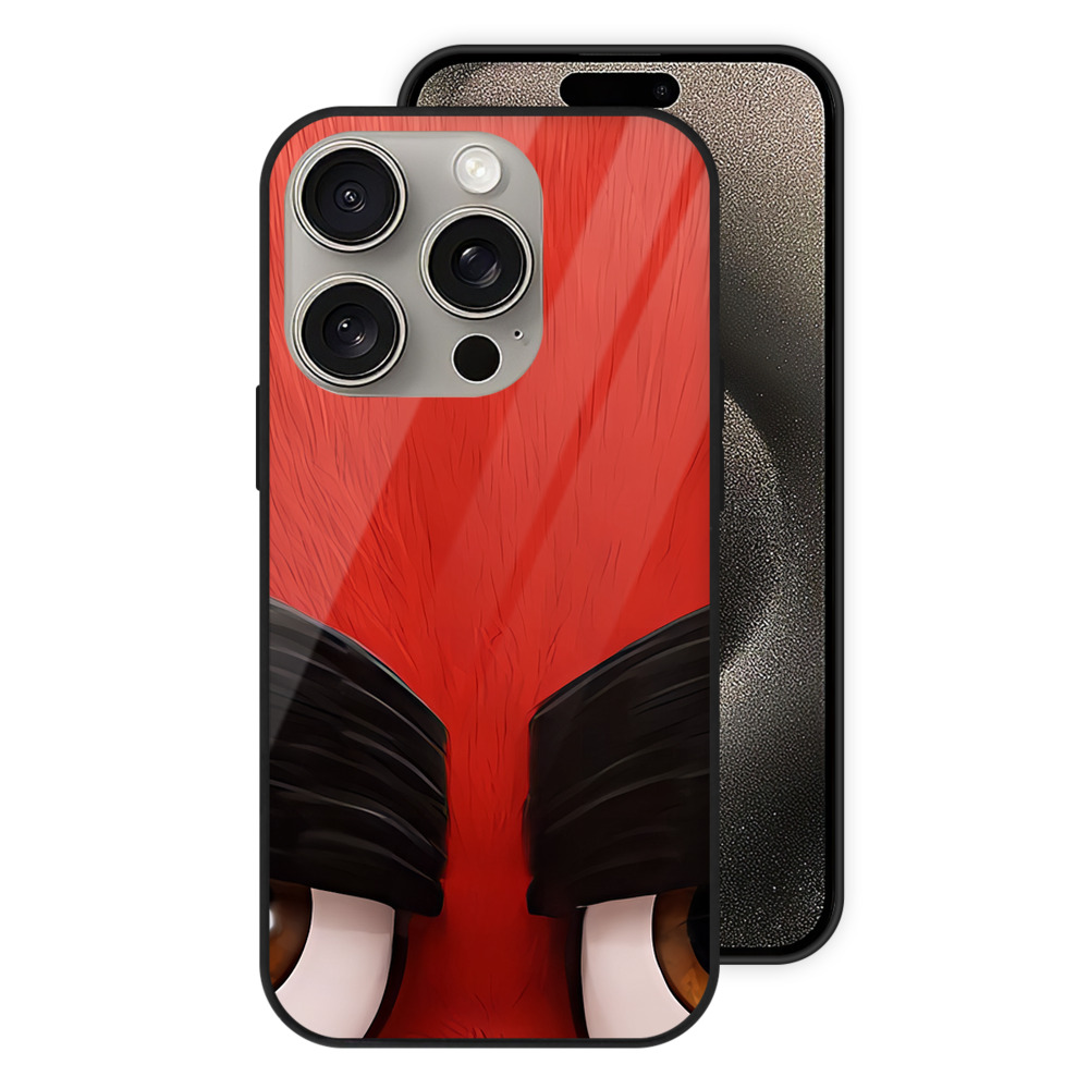 （画像用） Angry Birds アングリーバード 【iPhone15Pro対応】スマホケース 耐衝撃＆黄変防止 背面ガラス