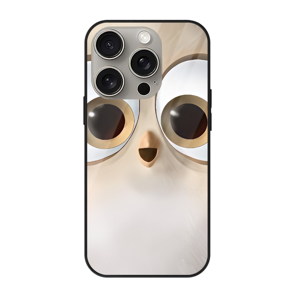 （画像用） Angry Birds アングリーバード 【iPhone15Pro対応】スマホケース 耐衝撃＆黄変防止 背面ガラス