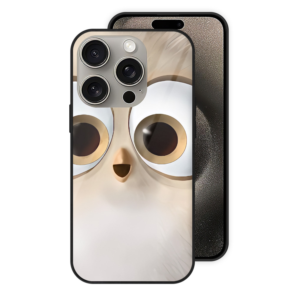 （画像用） Angry Birds アングリーバード 【iPhone15Pro対応】スマホケース 耐衝撃＆黄変防止 背面ガラス