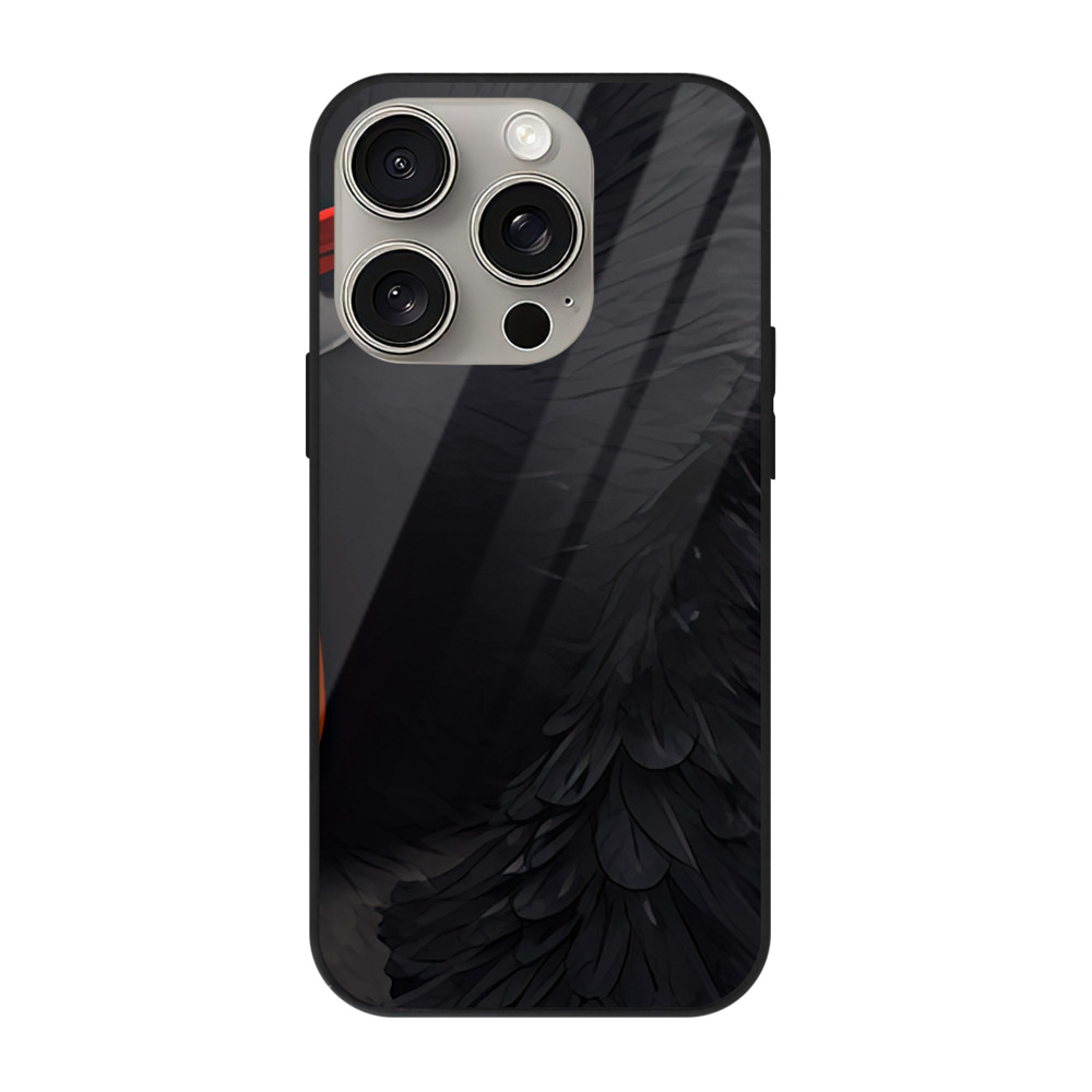 （画像用） Angry Birds アングリーバード 【iPhone15Pro対応】スマホケース 耐衝撃＆黄変防止 背面ガラス