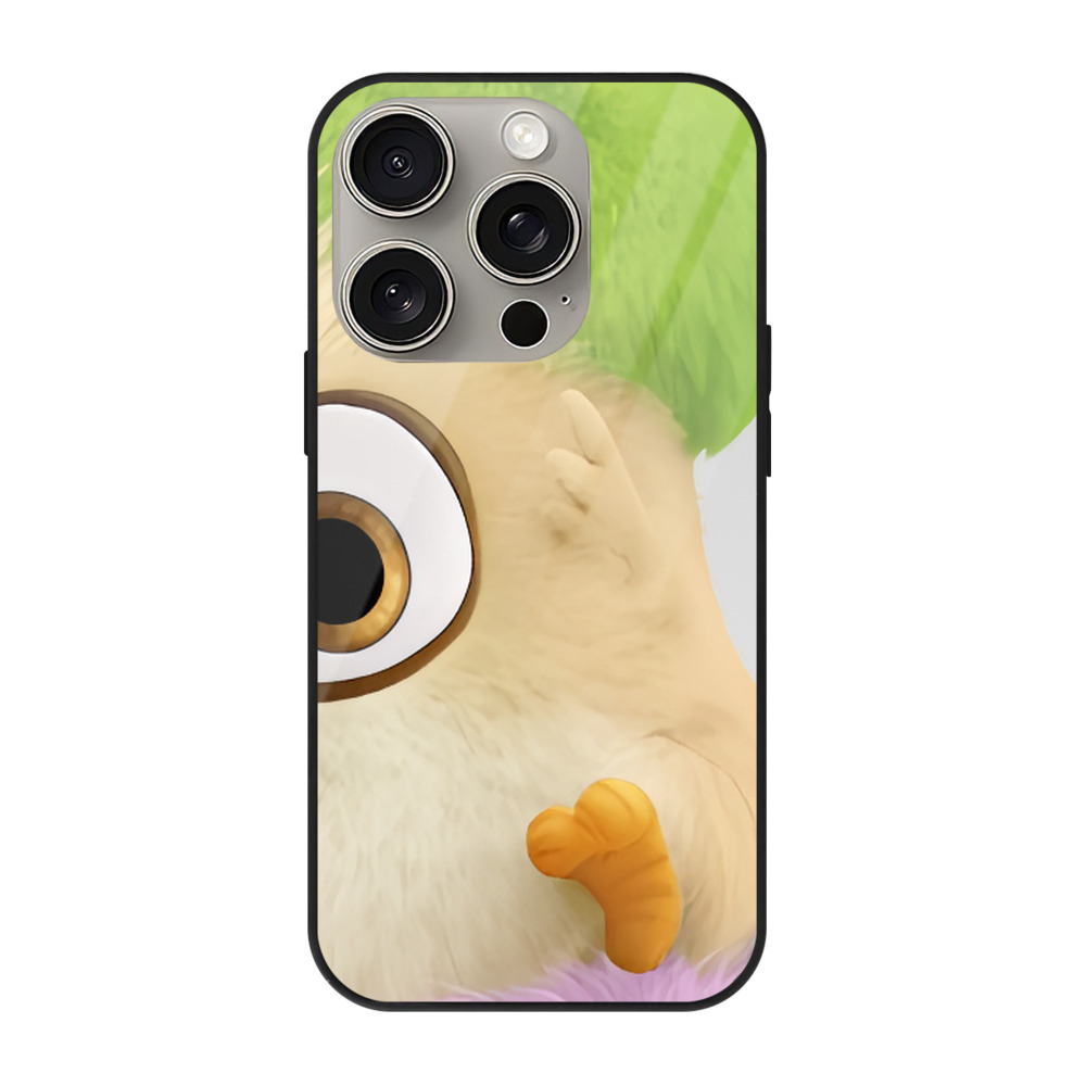 （画像用） Angry Birds アングリーバード 【iPhone15Pro対応】スマホケース 耐衝撃＆黄変防止 背面ガラス