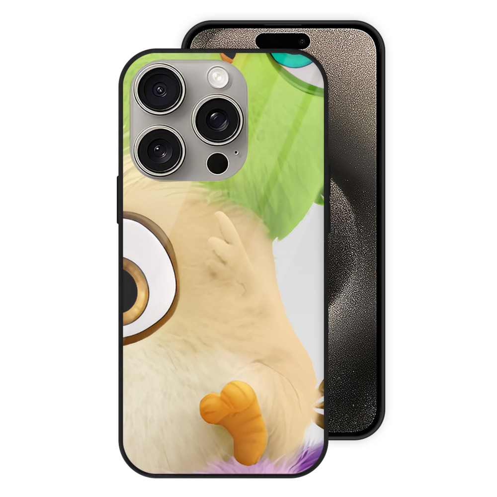 （画像用） Angry Birds アングリーバード 【iPhone15Pro対応】スマホケース 耐衝撃＆黄変防止 背面ガラス