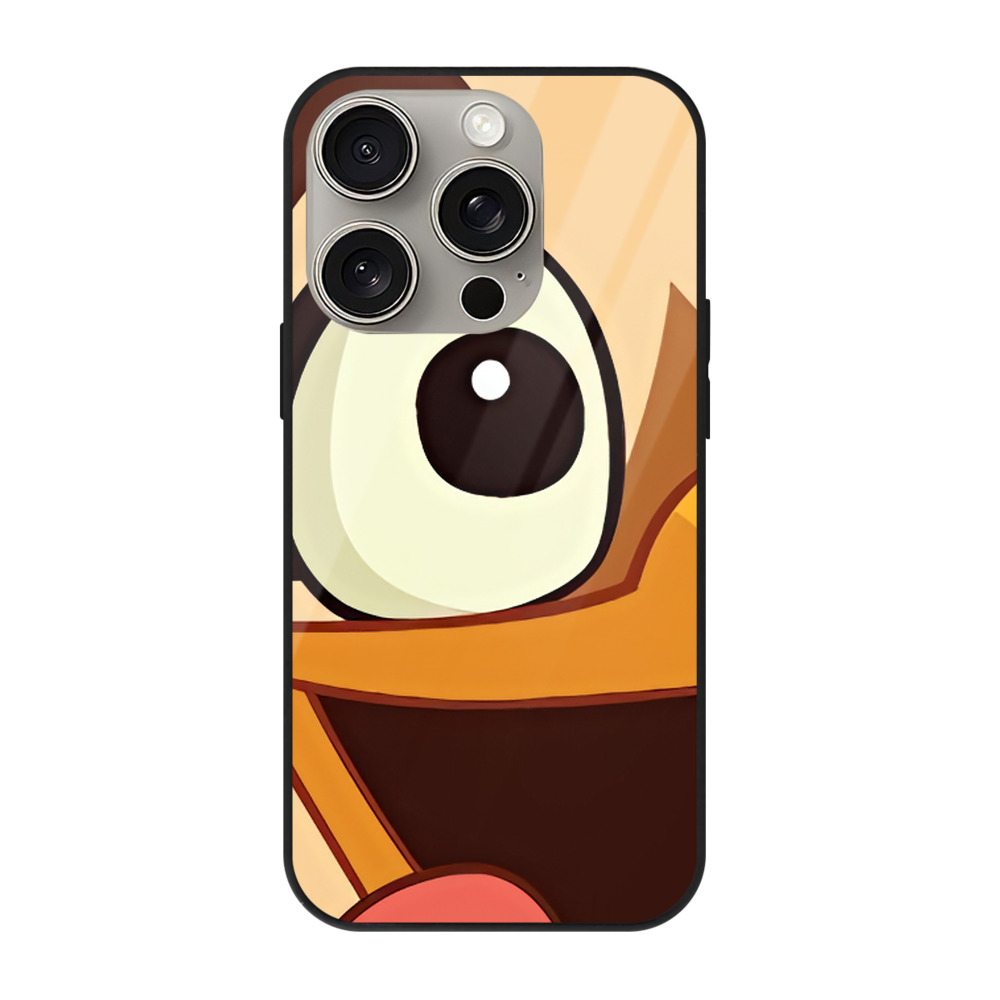 （画像用） Angry Birds アングリーバード 【iPhone15Pro対応】スマホケース 耐衝撃＆黄変防止 背面ガラス
