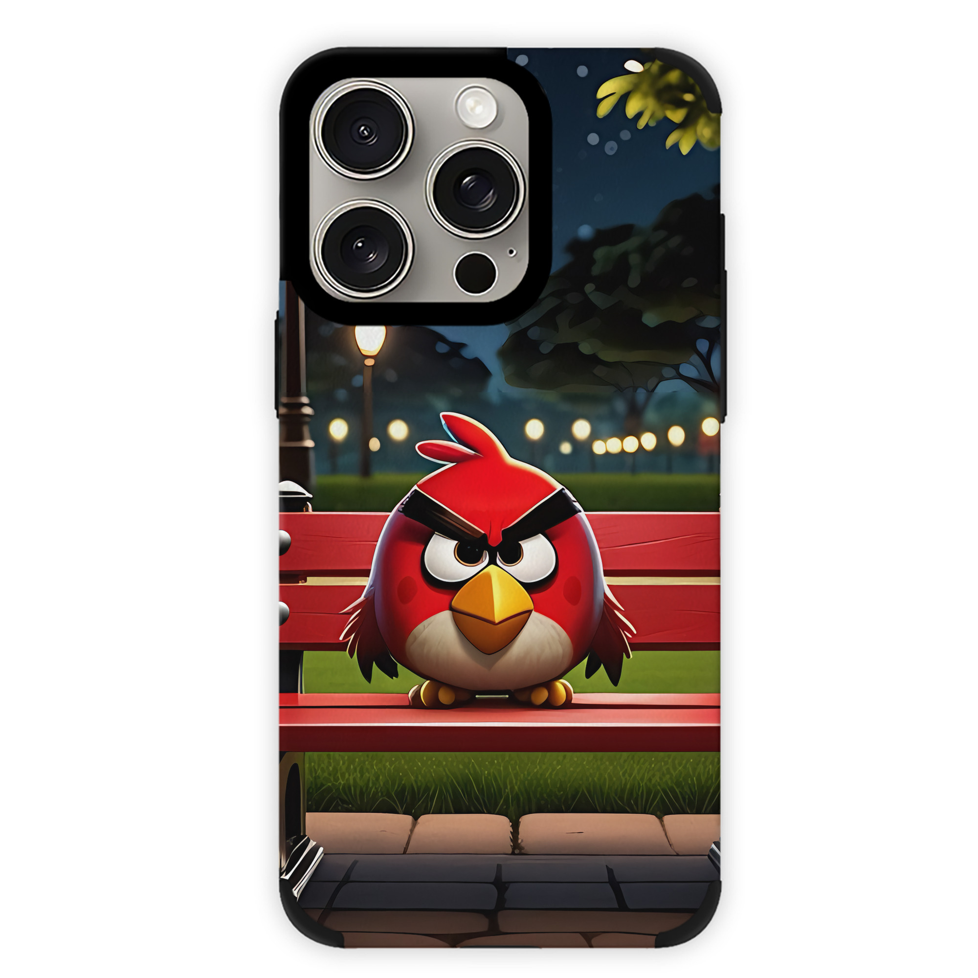 （画像用） Angry Birds アングリーバード 【iPhone15ProMax対応】 PUレザー スマホケース 耐衝撃＆黄変防止