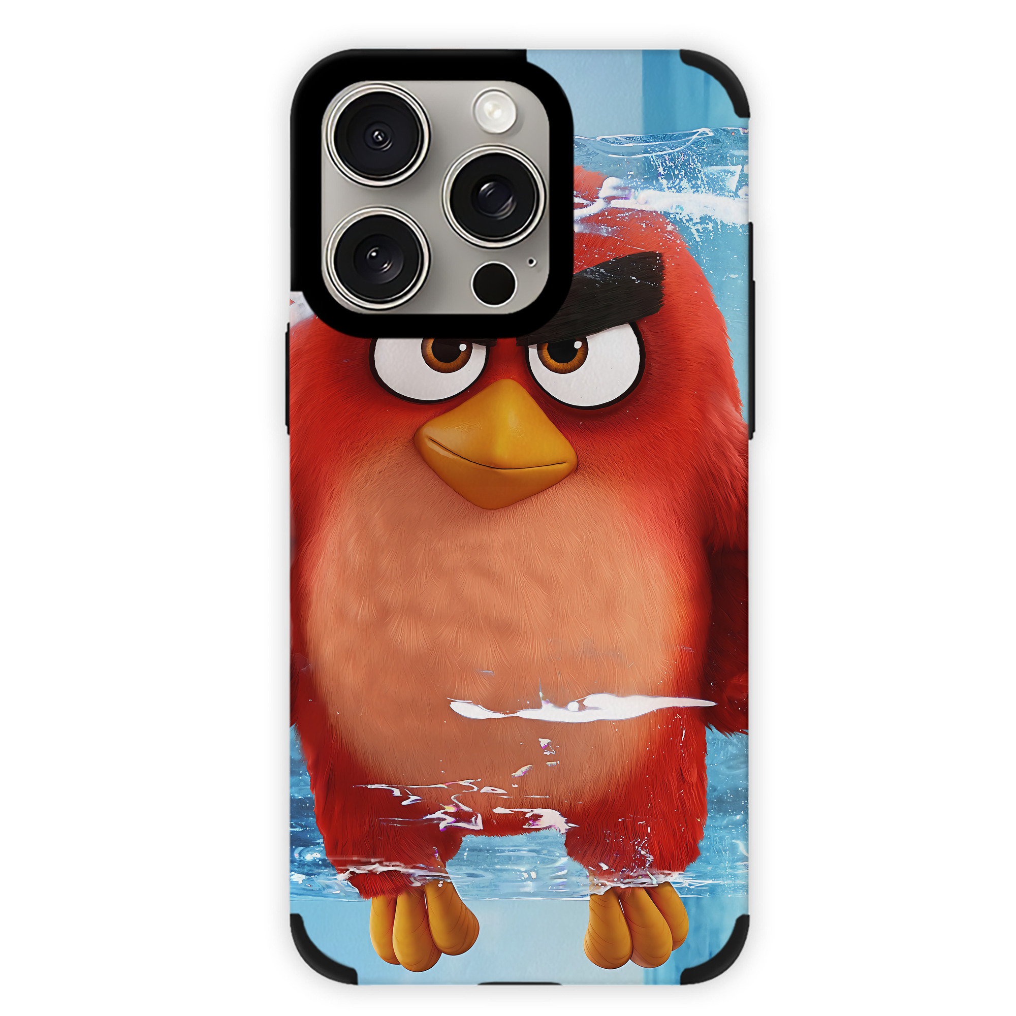 （画像用） Angry Birds アングリーバード 【iPhone15ProMax対応】 PUレザー スマホケース 耐衝撃＆黄変防止