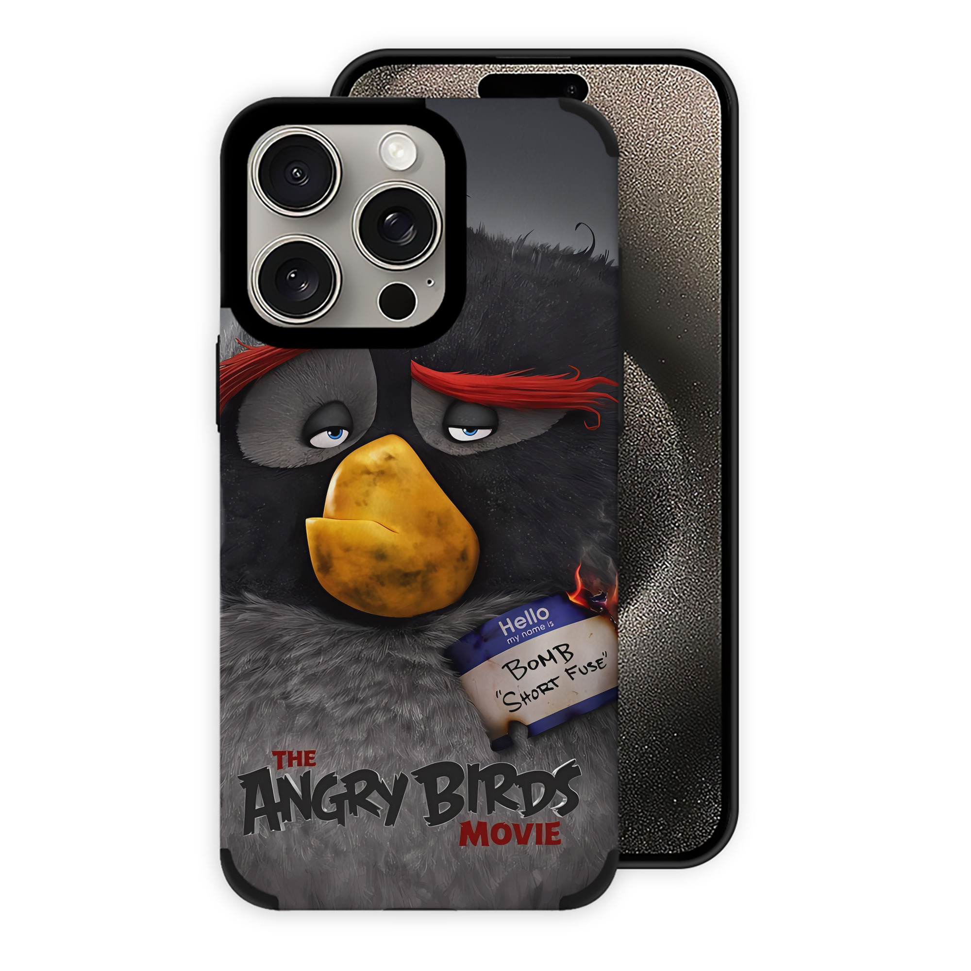 （画像用） Angry Birds アングリーバード 【iPhone15ProMax対応】 PUレザー スマホケース 耐衝撃＆黄変防止