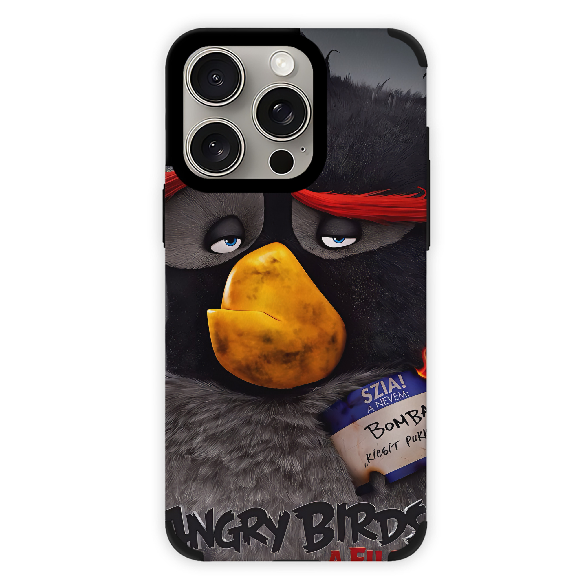 （画像用） Angry Birds アングリーバード 【iPhone15ProMax対応】 PUレザー スマホケース 耐衝撃＆黄変防止