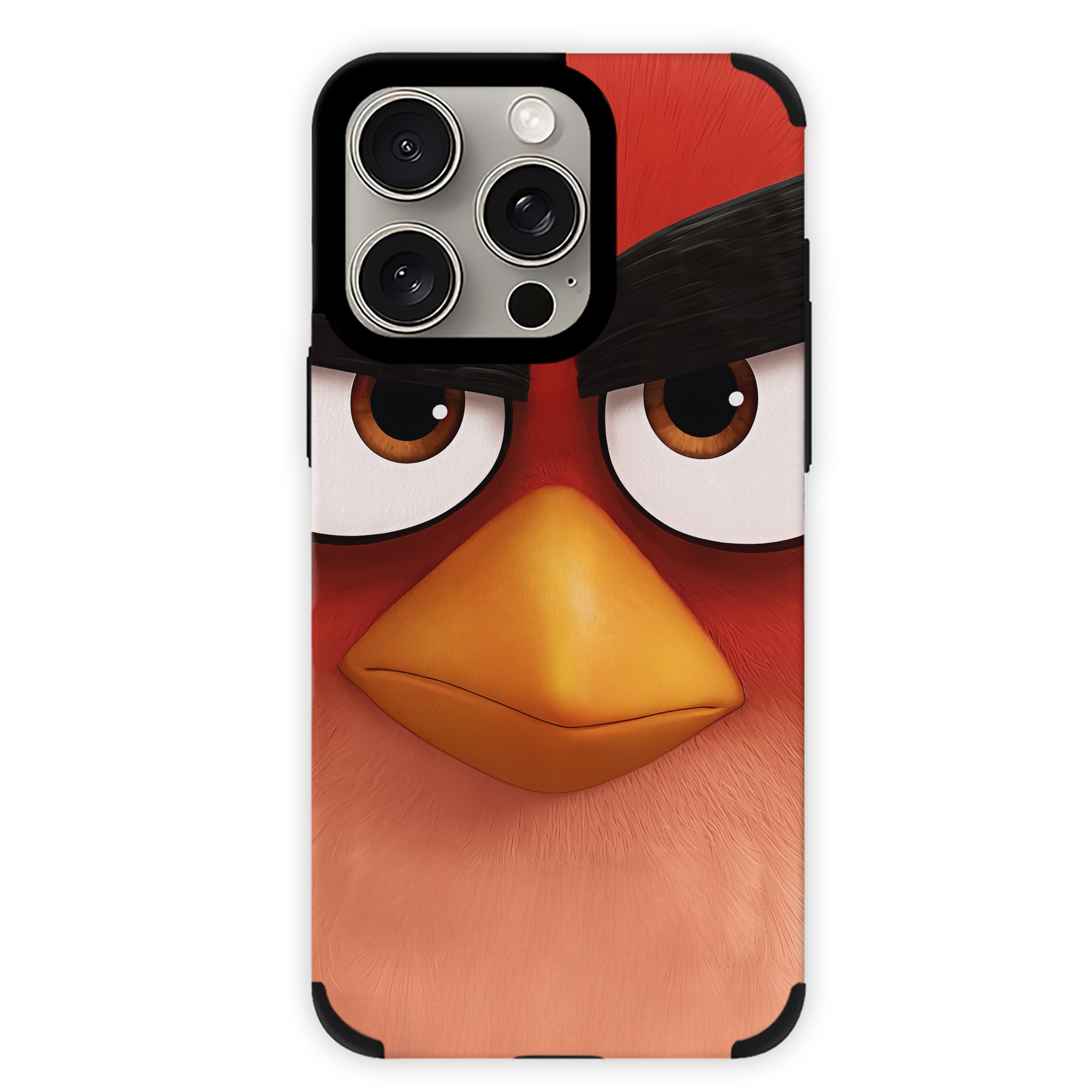 （画像用） Angry Birds アングリーバード 【iPhone15ProMax対応】 PUレザー スマホケース 耐衝撃＆黄変防止