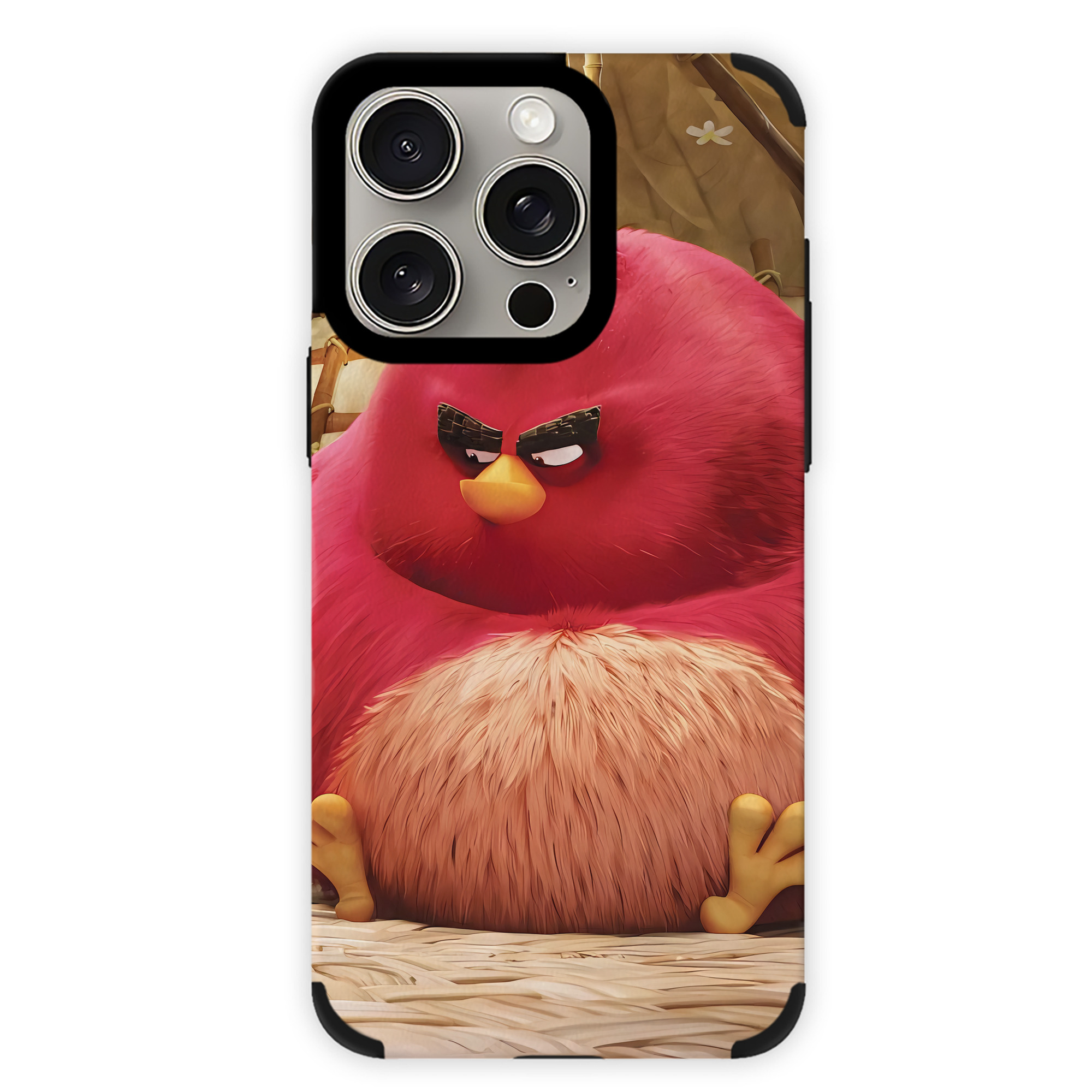 （画像用） Angry Birds アングリーバード 【iPhone15ProMax対応】 PUレザー スマホケース 耐衝撃＆黄変防止