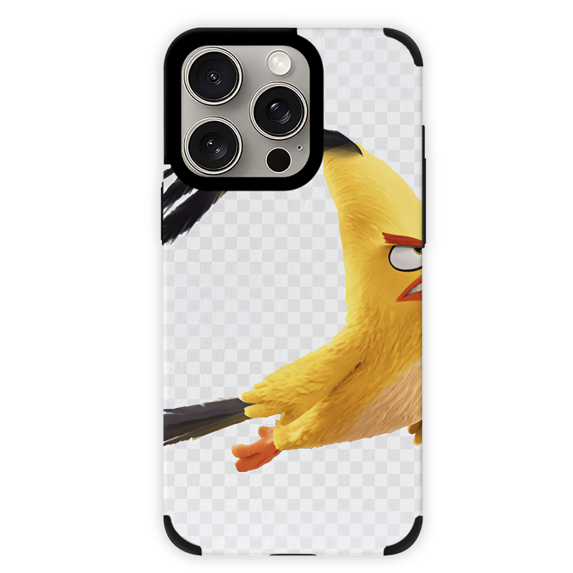 （画像用） Angry Birds アングリーバード 【iPhone15ProMax対応】 PUレザー スマホケース 耐衝撃＆黄変防止