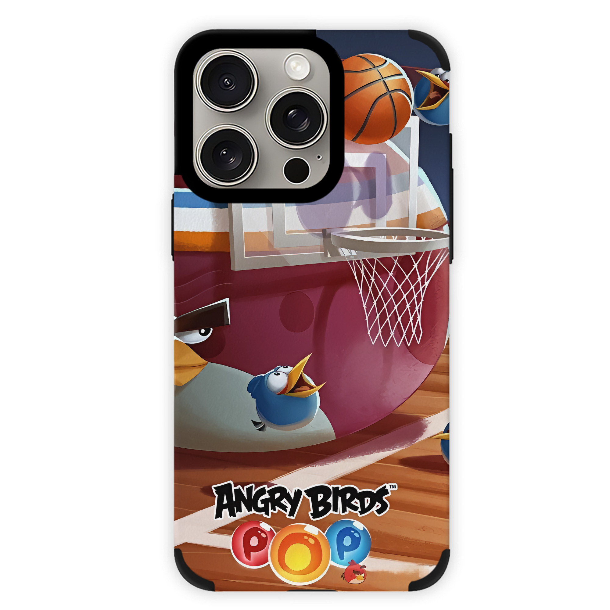 （画像用） Angry Birds アングリーバード 【iPhone15ProMax対応】 PUレザー スマホケース 耐衝撃＆黄変防止